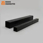 Square hollow section pipe price list structure rectangular steel pipes china manufacturers black tube