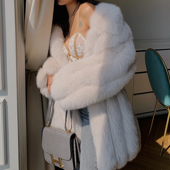 QIUCHEN QC21072 Fashion Women Winter Wram Jacket Luxury Fluffy White Real Genuine Fox Fur Coat Long
QIUCHEN QC21072 Fashion Women Winter Wram Jacket Luxury Fluffy White Real Genuine Fox Fur Coat Long
