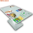 With Indoor Bar White Round Coffee Interactive Smart Multi Touch Table With Rfid Reader