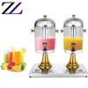 Commercial catering equipment tap acrylic 2 gallon gold colorful beverage energy fresh fruit drink tower juice juicer dispenser