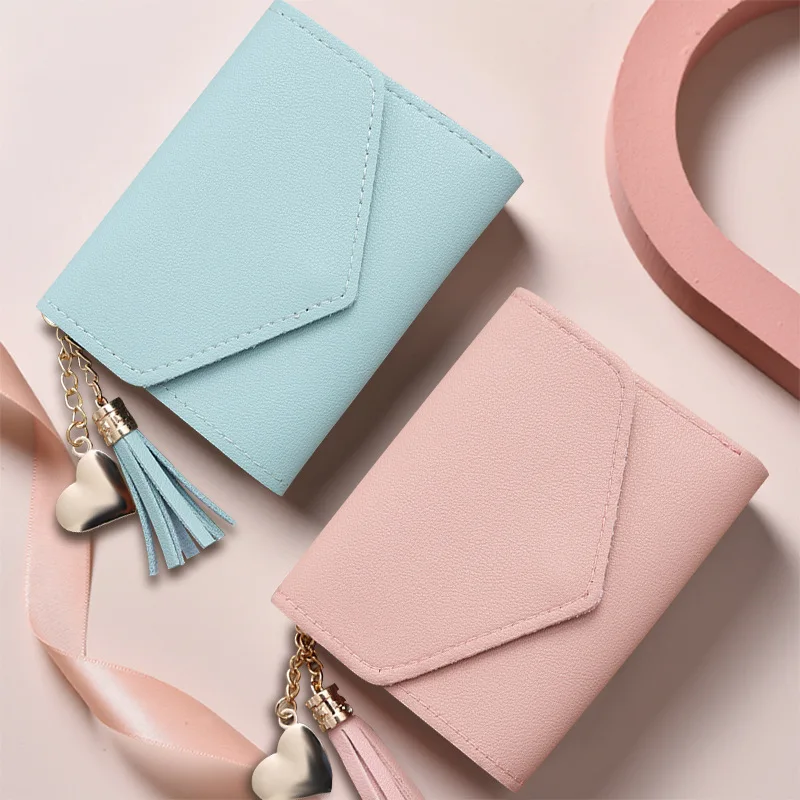 2021 New hot sale Leisure and fashion three-fold PU leather pocket wallet with tassel short small purse
2021 New hot sale Leisure and fashion three-fold PU leather pocket wallet with tassel short small purse