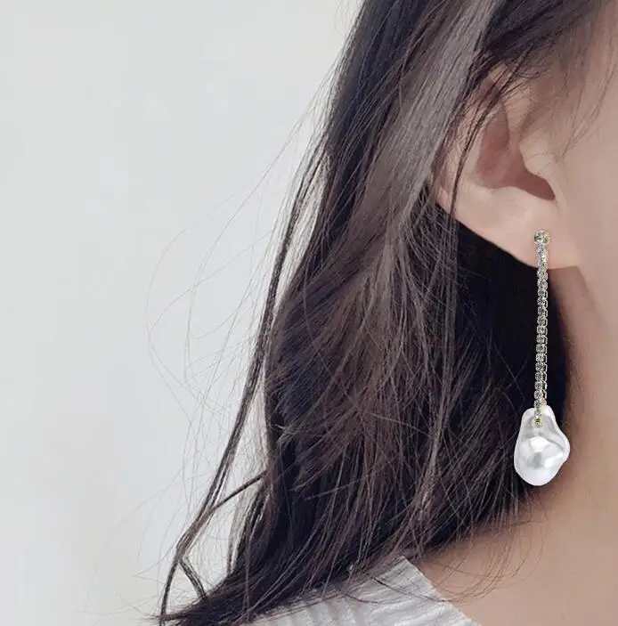 Fashion summer Rhinestone pearls tassel Earrings for Women Wedding Party Jewelry Gift, White,pink
Fashion summer Rhinestone pearls tassel Earrings for Women Wedding Party Jewelry Gift, White,pink