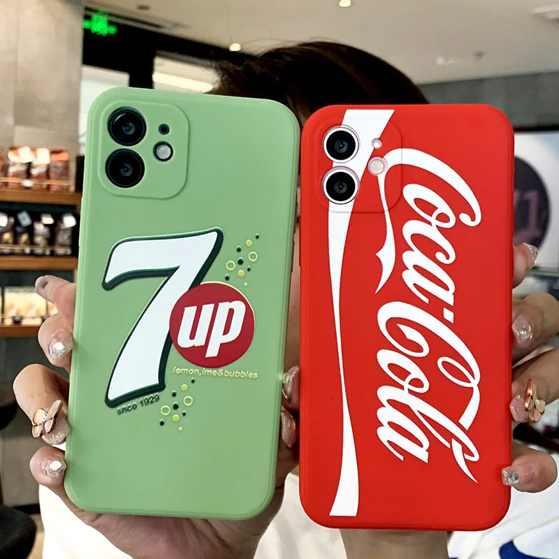 Cola drink style Phone Case for iPhone 13 12 11 Pro Xs X XR Max 8 7 SE 6 6S Silicone Cases Soft Black Cover, 4colors
Cola drink style Phone Case for iPhone 13 12 11 Pro Xs X XR Max 8 7 SE 6 6S Silicone Cases Soft Black Cover, 4colors