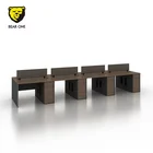 Simple Modern Style Extra Large Work Surface Home Office Computer Desk Workstation