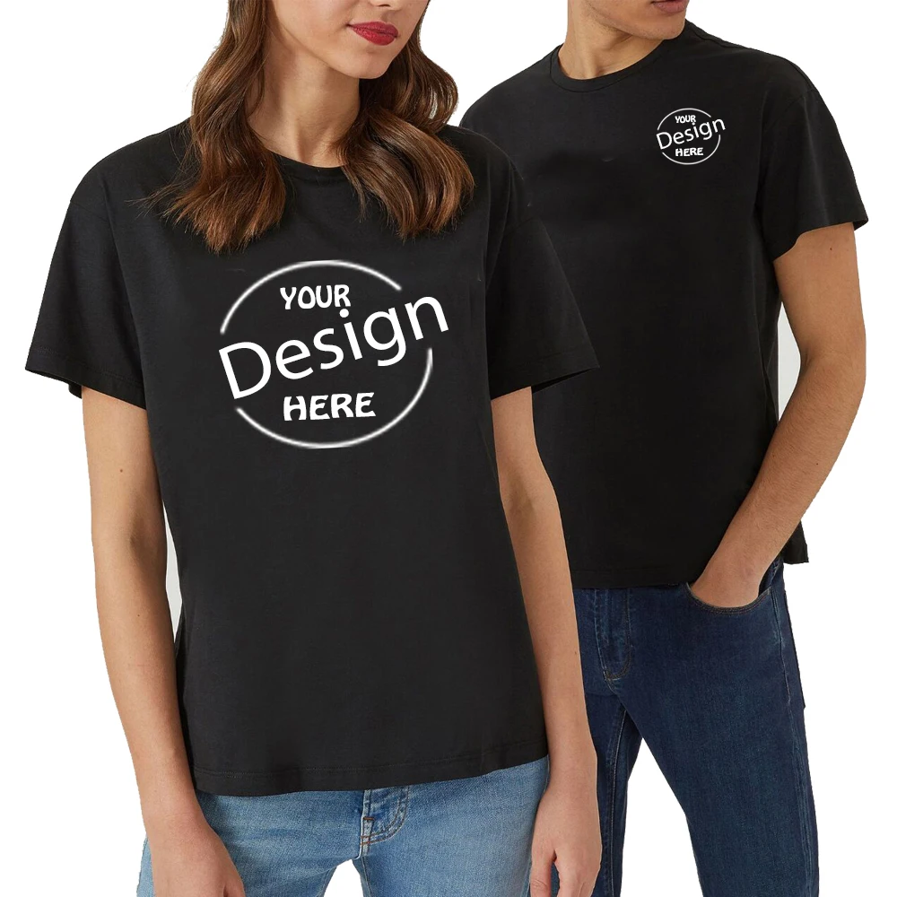 Wholesale basic blank tshirt unisex printing plain 100 cotton women t shirts black men's t shirt with your logo
Wholesale basic blank tshirt unisex printing plain 100 cotton women t shirts black men's t shirt with your logo