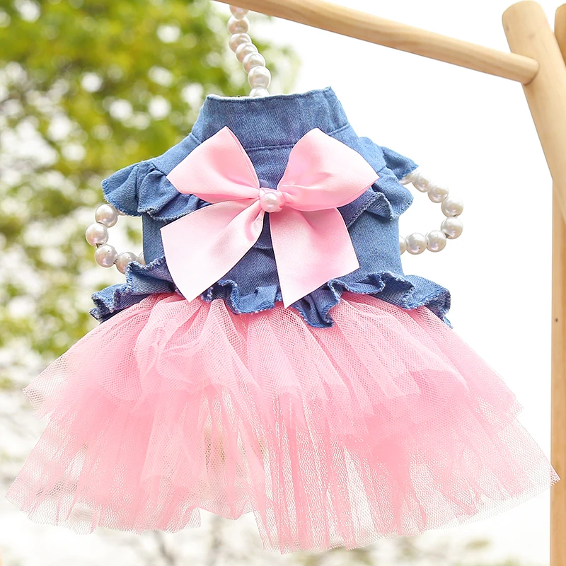 Pet Dog Dress Clothes with Bow-knot Print 2021 New Summer for Dogs Pet Apparel & Accessories Coats, Jackets & Outerwears Fashion
Pet Dog Dress Clothes with Bow-knot Print 2021 New Summer for Dogs Pet Apparel & Accessories Coats, Jackets & Outerwears Fashion