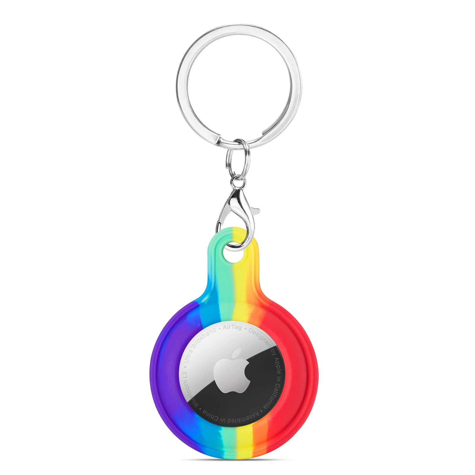 2021 new Arrival Solid rainbow Silicone Case with keychain for Airtag Wireless GPS Tracker
2021 new Arrival Solid rainbow Silicone Case with keychain for Airtag Wireless GPS Tracker