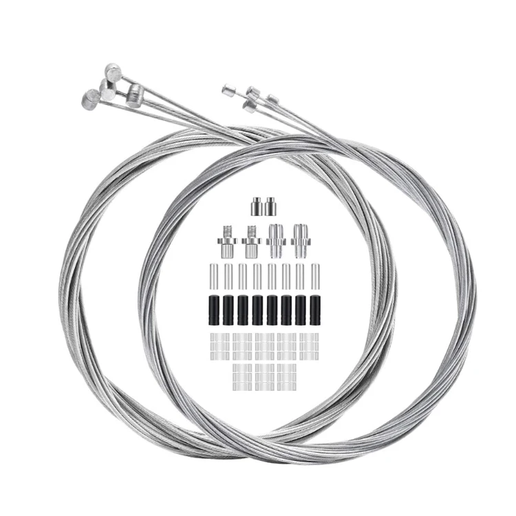 8 Pack Bicycle Brake Cables Shift Cables Set for Mountain Bike and Road Bike, Silver
8 Pack Bicycle Brake Cables Shift Cables Set for Mountain Bike and Road Bike, Silver