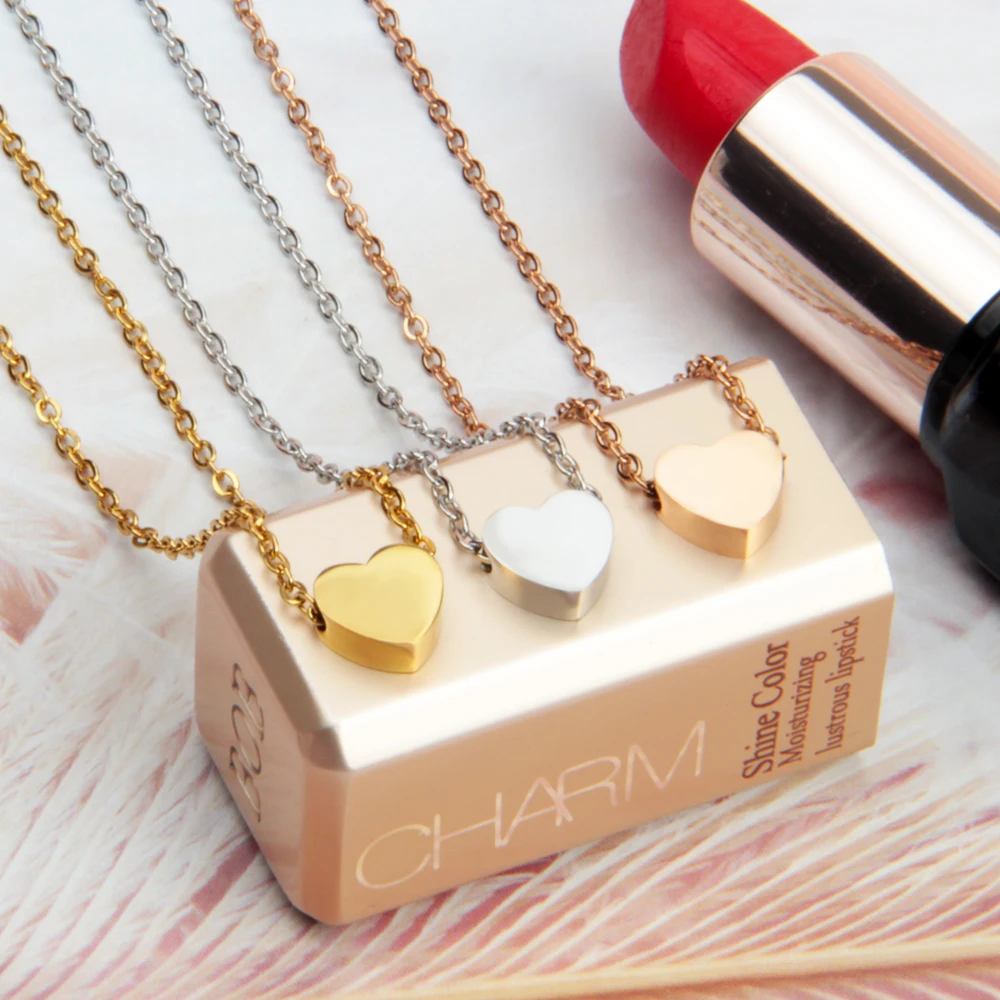 Simple fashion women's jewelry gift accessories small and exquisite love pendant stainless steel chain necklace women
Simple fashion women's jewelry gift accessories small and exquisite love pendant stainless steel chain necklace women