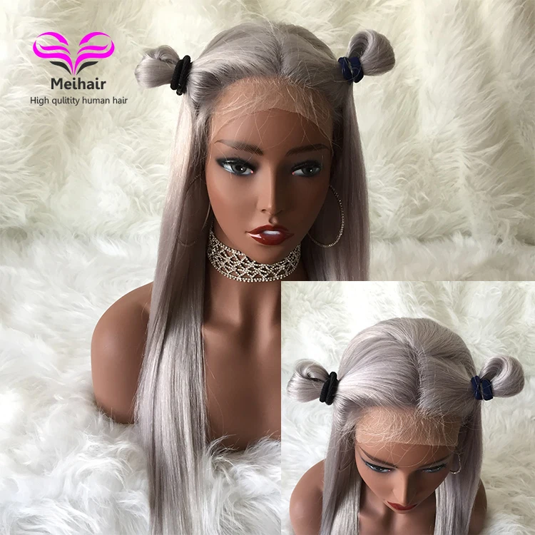 Fast shipping silver grey human hair lace wigs for black women , Brazilian Virgin Silver Grey Human Hair full lace wigs
Fast shipping silver grey human hair lace wigs for black women , Brazilian Virgin Silver Grey Human Hair full lace wigs