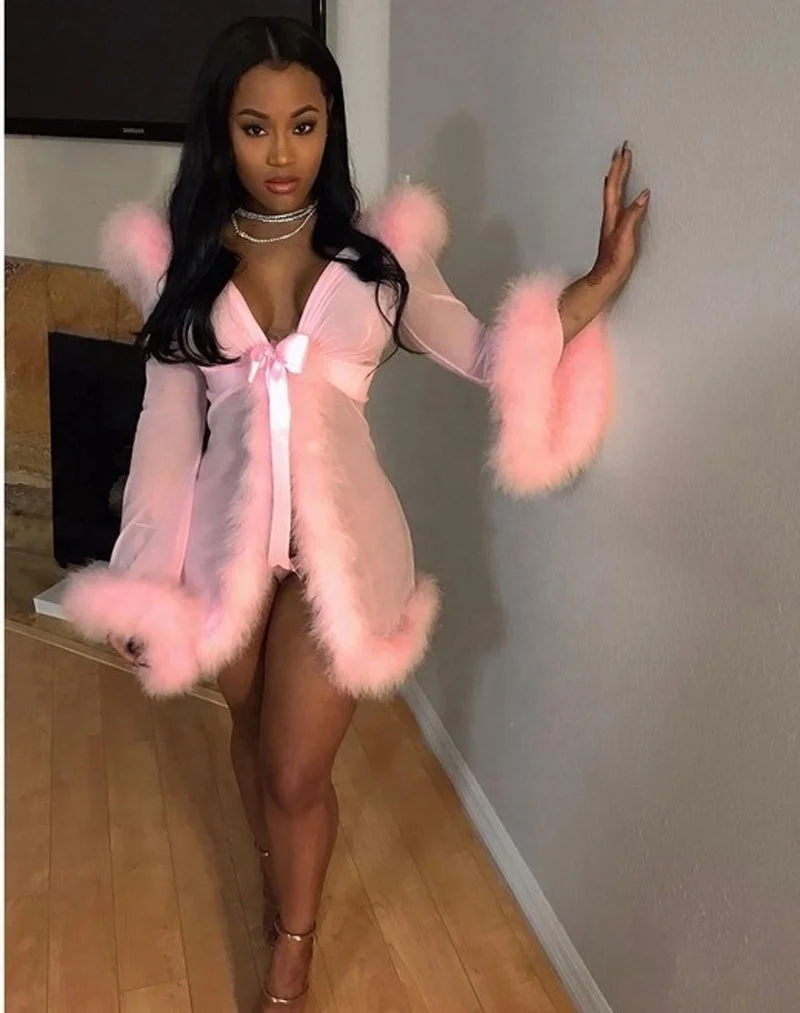 2021 Hot sale womens erotic underwear fur piping ladies sexy robe lingerie, Accept customized
2021 Hot sale womens erotic underwear fur piping ladies sexy robe lingerie, Accept customized