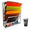 Wideny desk desktop Office stationery document metal wire mesh hanging wall file organizer