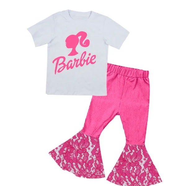 Wholesale children clothes short sleeve shirt top bell bottom pants lace ruffle special cool baby girls boutique outfit clothing
Wholesale children clothes short sleeve shirt top bell bottom pants lace ruffle special cool baby girls boutique outfit clothing