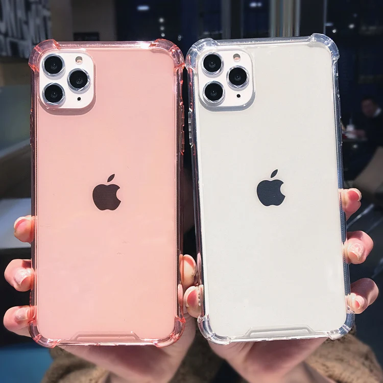 For iPhone Case, Transparent Shockproof Bumper TPU Clear Phone Case for iPhone 11 12 Mini 13 Pro Max Fundas
For iPhone Case, Transparent Shockproof Bumper TPU Clear Phone Case for iPhone 11 12 Mini 13 Pro Max Fundas