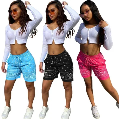 2021 New Faishon Women's Summer Shorts Ladies Casual Bandana Shorts Hip Hop Print Shorts For Women
2021 New Faishon Women's Summer Shorts Ladies Casual Bandana Shorts Hip Hop Print Shorts For Women