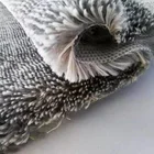 Custom Wholesale High Quality cationic 100% Polyester Knit plush fabric