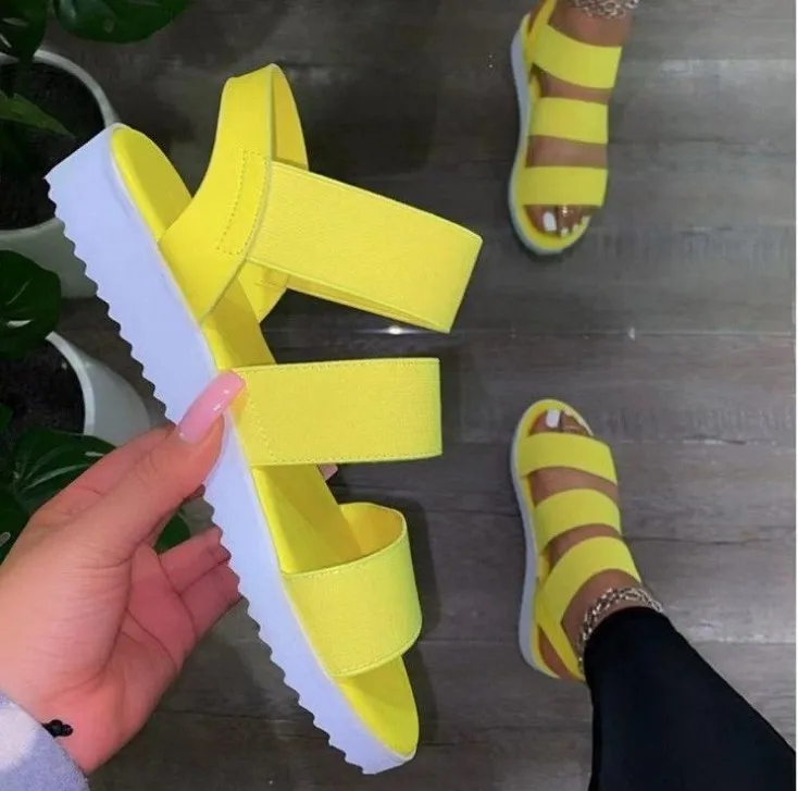 2021 New Summer Women Platform Sandals Casaul Shoes Outdoor Beach Sandals Women's Flat Sandals, Yellow ,black,rose red
2021 New Summer Women Platform Sandals Casaul Shoes Outdoor Beach Sandals Women's Flat Sandals, Yellow ,black,rose red