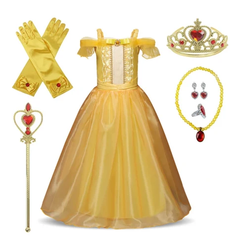 Hot Sell Kids Girls Princess Dress Girls Beauty Girl Movie Cosplay Costume Dresses Up
Hot Sell Kids Girls Princess Dress Girls Beauty Girl Movie Cosplay Costume Dresses Up