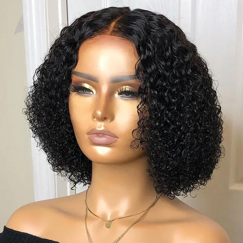 Wholesale Black Curly Short BOB Full Lace Wig Artificial Synthetic Hair Human Wigs
Wholesale Black Curly Short BOB Full Lace Wig Artificial Synthetic Hair Human Wigs