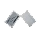 USA standard environmental custom clothing metal logo labels for coat/swimwear