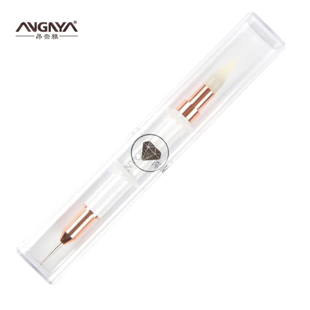 High quality rose gold white double use professional nail dot pen metal handle logo nail art dotting pen
High quality rose gold white double use professional nail dot pen metal handle logo nail art dotting pen