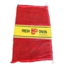 Wholesale small drawstring vegetable leno mesh packing bag for onion potato