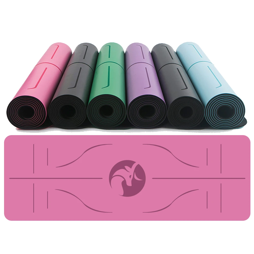 Yugland Custom Fitness Eco-friendly Position Line 4mm Rubber PU Yoga Mat, Rose red,blue,yellow,black or customized
Yugland Custom Fitness Eco-friendly Position Line 4mm Rubber PU Yoga Mat, Rose red,blue,yellow,black or customized