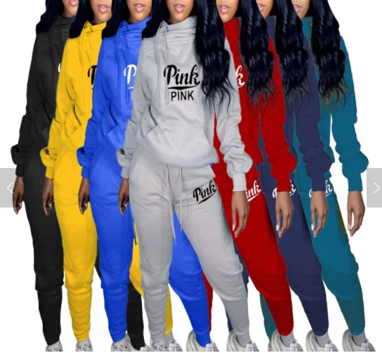 European and American fashion casual oblique hat personalized letter printing two-piece suit, Picture 
European and American fashion casual oblique hat personalized letter printing two-piece suit, Picture