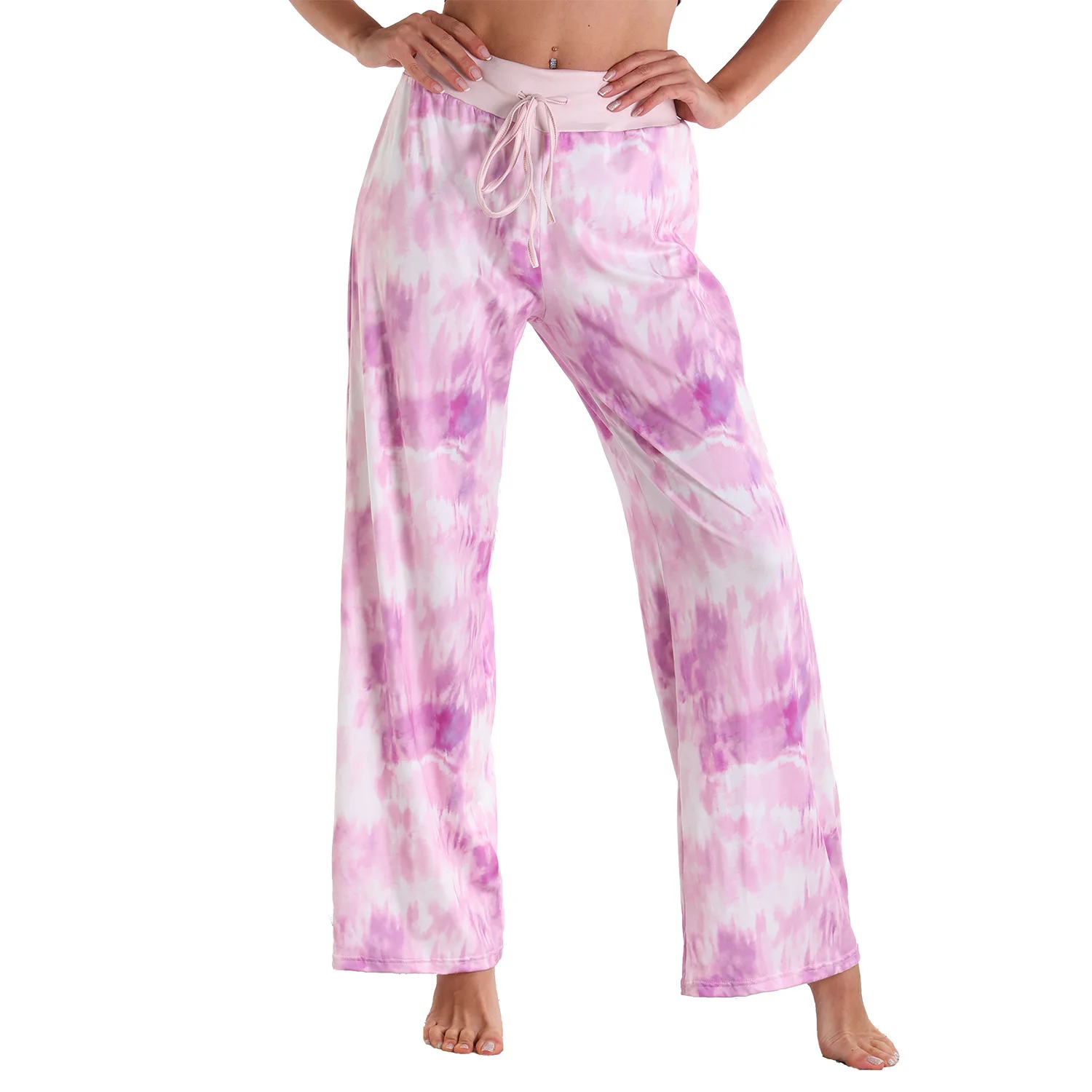 Amazon top seller pink tiedye palazzo pants pantalones para mujer wide leg casual women straight cut pants, Picture
Amazon top seller pink tiedye palazzo pants pantalones para mujer wide leg casual women straight cut pants, Picture