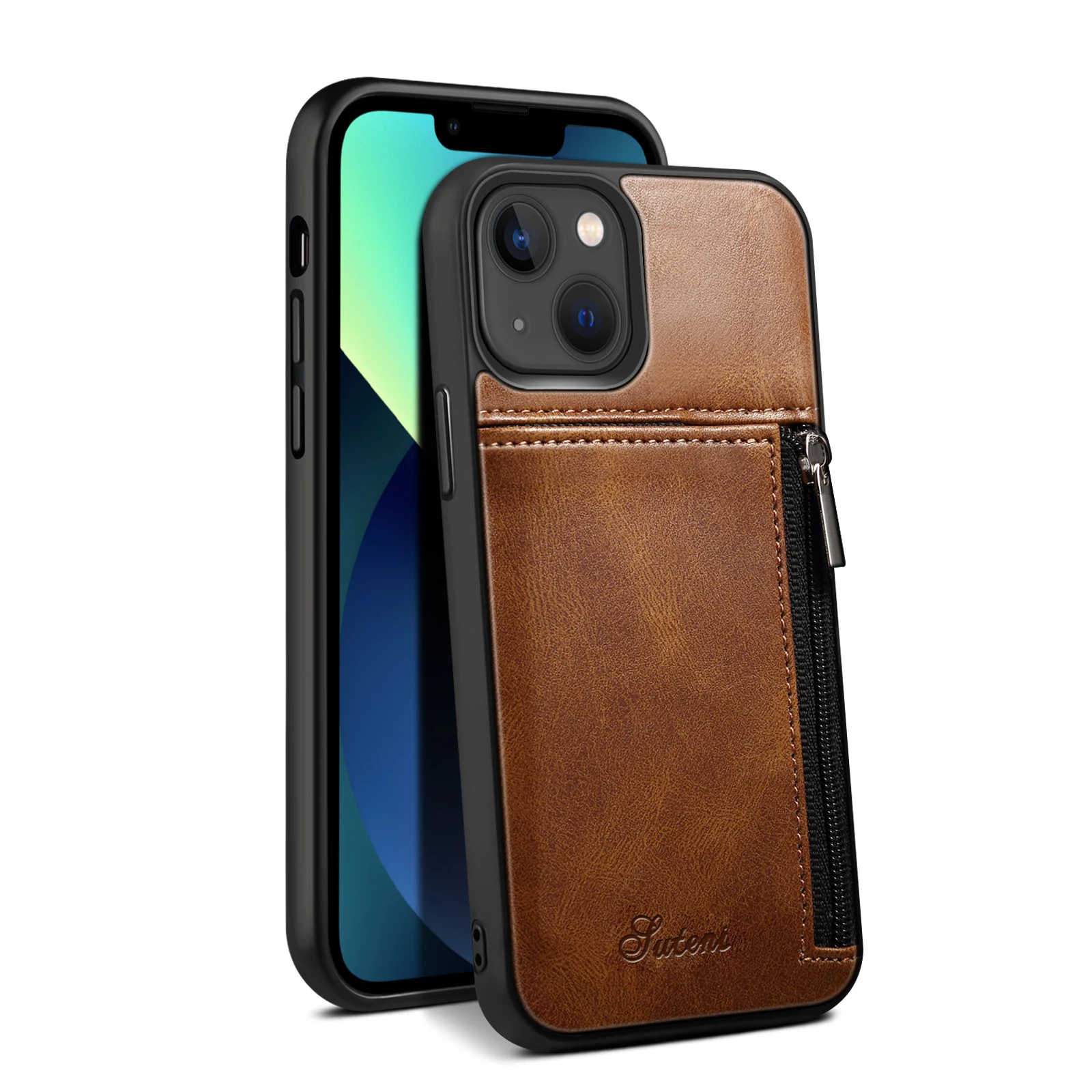 Best selling shockproof Brown Transparent Kickstand Rugged Leather Phone Case for iPhone 13, 6 colors
Best selling shockproof Brown Transparent Kickstand Rugged Leather Phone Case for iPhone 13, 6 colors