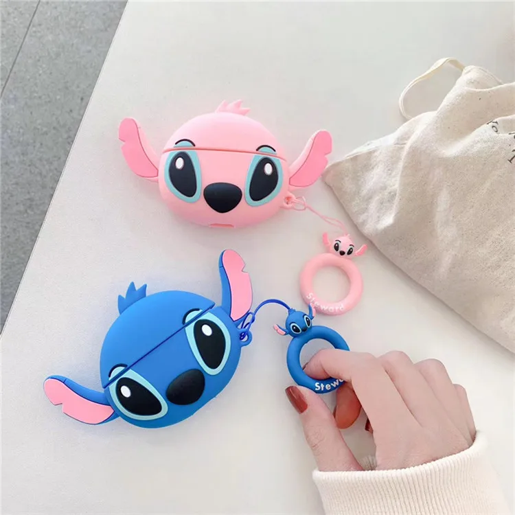 Cute 3D Stitch Blue Pink Case Soft Silicone Anime Cartoon Wholesale Girl Boy Cover for AirPods Pro 1 2 3 Headsets Charge Bag
Cute 3D Stitch Blue Pink Case Soft Silicone Anime Cartoon Wholesale Girl Boy Cover for AirPods Pro 1 2 3 Headsets Charge Bag