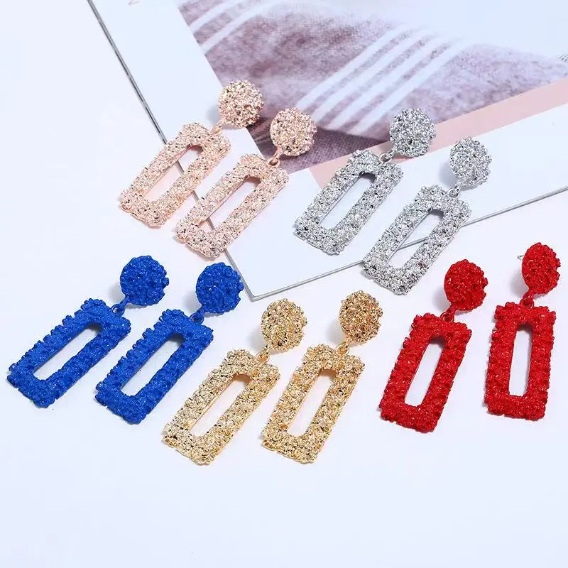 New fashion hot sale alloy earrings European and American personality geometric earrings accessories, Picture shows
New fashion hot sale alloy earrings European and American personality geometric earrings accessories, Picture shows