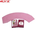 promotional custom printing plastic playing cards poker size standard with custom printing