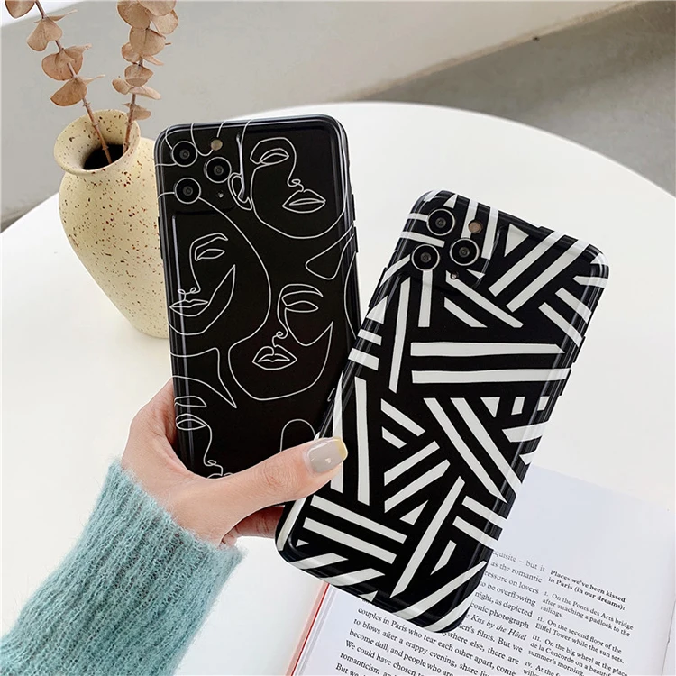 Abstract Phone Case,XINGE Black Art Lines Abstract Print Phone Case For iPhone 12 11 Pro Max XS XR 7 8 Plus Capas, 6 designs
Abstract Phone Case,XINGE Black Art Lines Abstract Print Phone Case For iPhone 12 11 Pro Max XS XR 7 8 Plus Capas, 6 designs