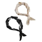 Scarf Scarfs Large Satin Scarf Oem Black Cat Animal Satin Hair Scarf Designer Large Head Scarfs
