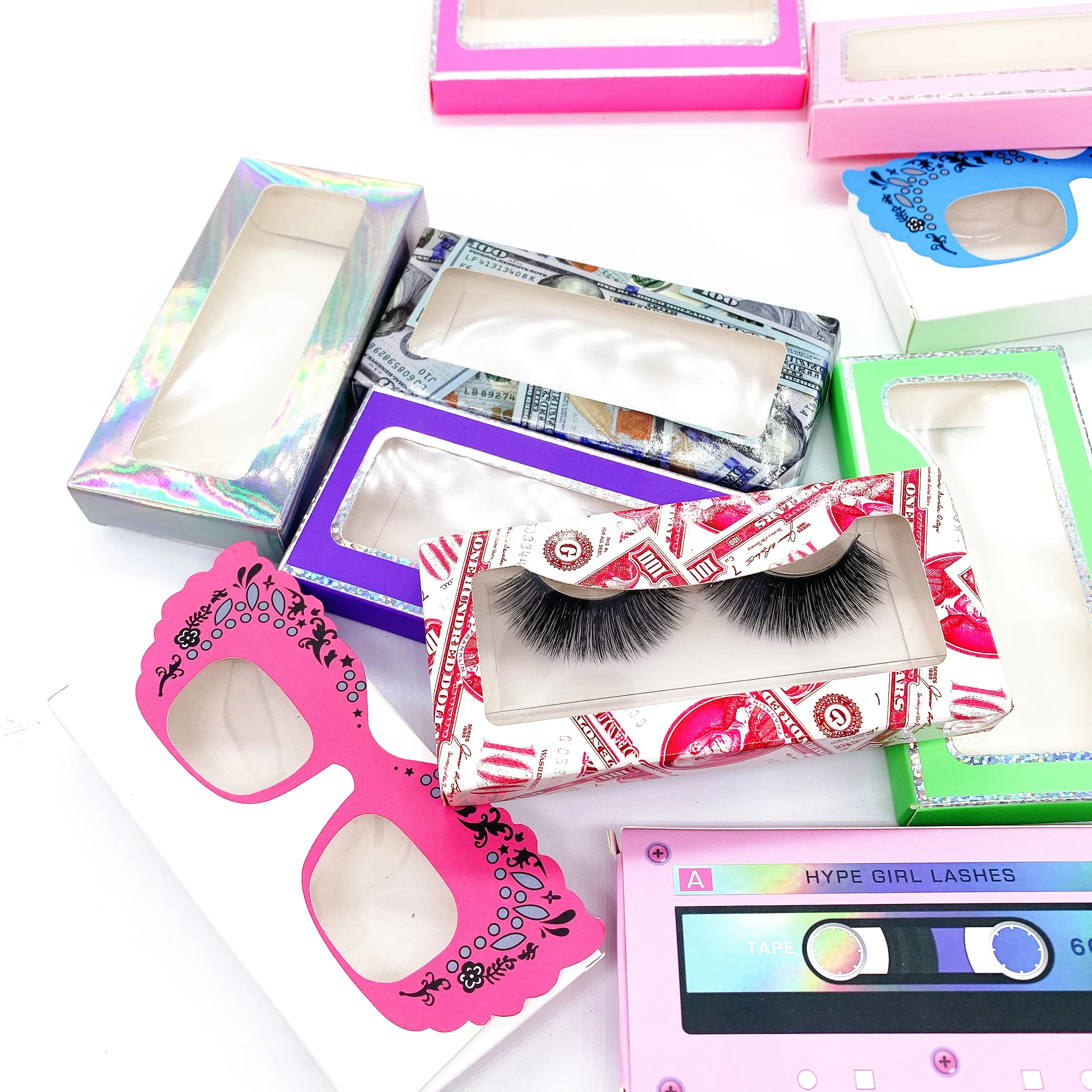 2021 new arrivals private label vendor customized boxes clear band eyelash, Black color
2021 new arrivals private label vendor customized boxes clear band eyelash, Black color