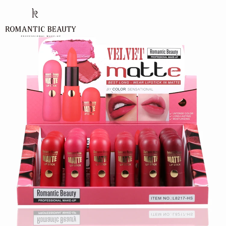 Romantic Beauty Sexy Matte Lipstick Makeup Nude Long Lasting Pigment Waterproof Nutritious Velvet Lips Stick
Romantic Beauty Sexy Matte Lipstick Makeup Nude Long Lasting Pigment Waterproof Nutritious Velvet Lips Stick