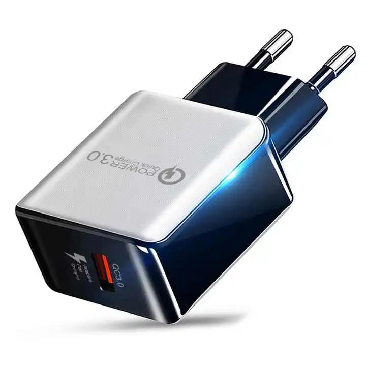high Quality 18W 3A QC 3.0 Fast Charging Portable Mobile Phone charger USB Charger Adapter, White black
high Quality 18W 3A QC 3.0 Fast Charging Portable Mobile Phone charger USB Charger Adapter, White black