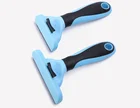 Anti-skip Handle Pets Fur Remover Comb Tangles & Knots Cats Dogs Grooming Slicker Brush