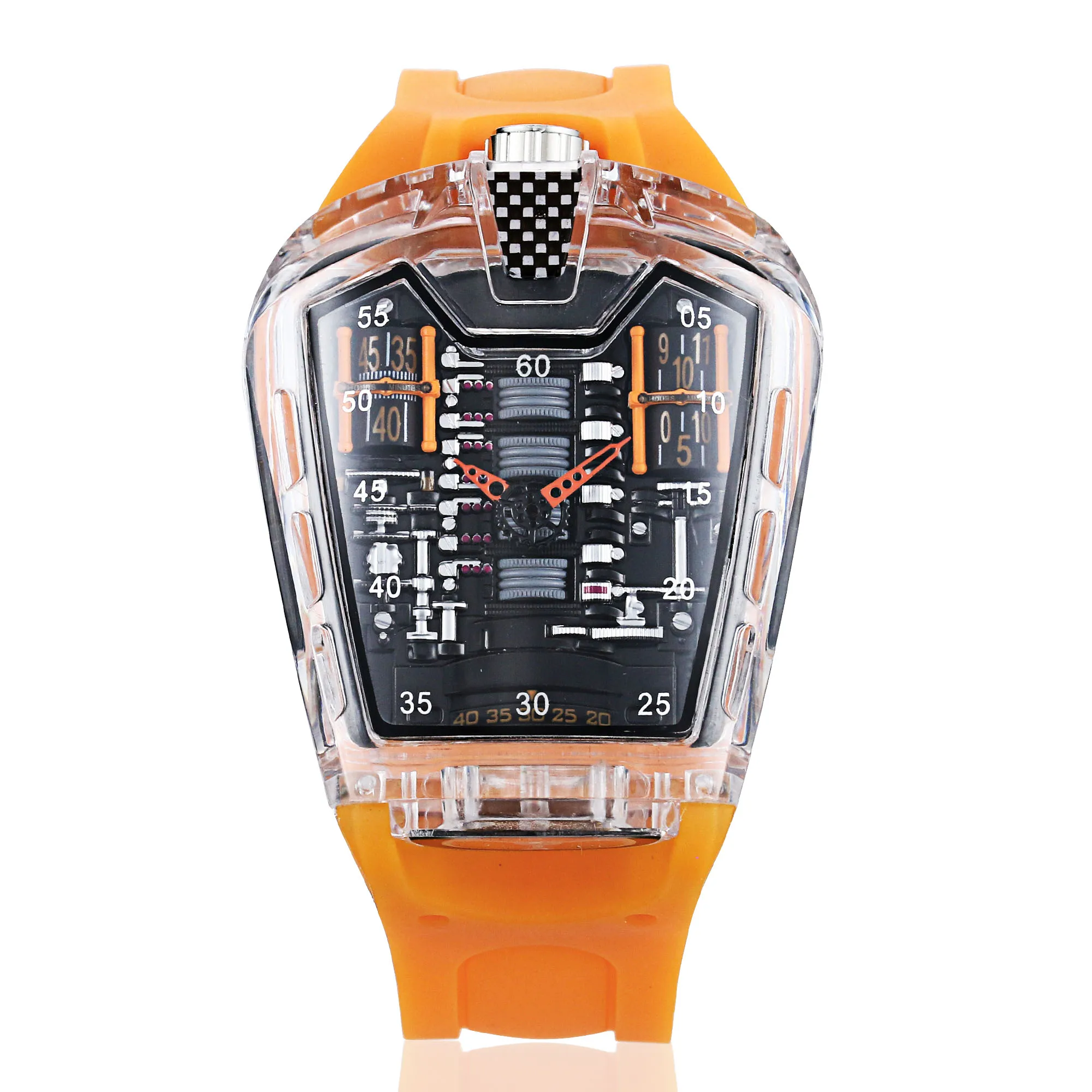 Top Brand KIMSDUN Mens Quartz Watches Luxury Fashion Male Clock Waterproof Orange Transparent Casual Military Wrist Watch
Top Brand KIMSDUN Mens Quartz Watches Luxury Fashion Male Clock Waterproof Orange Transparent Casual Military Wrist Watch