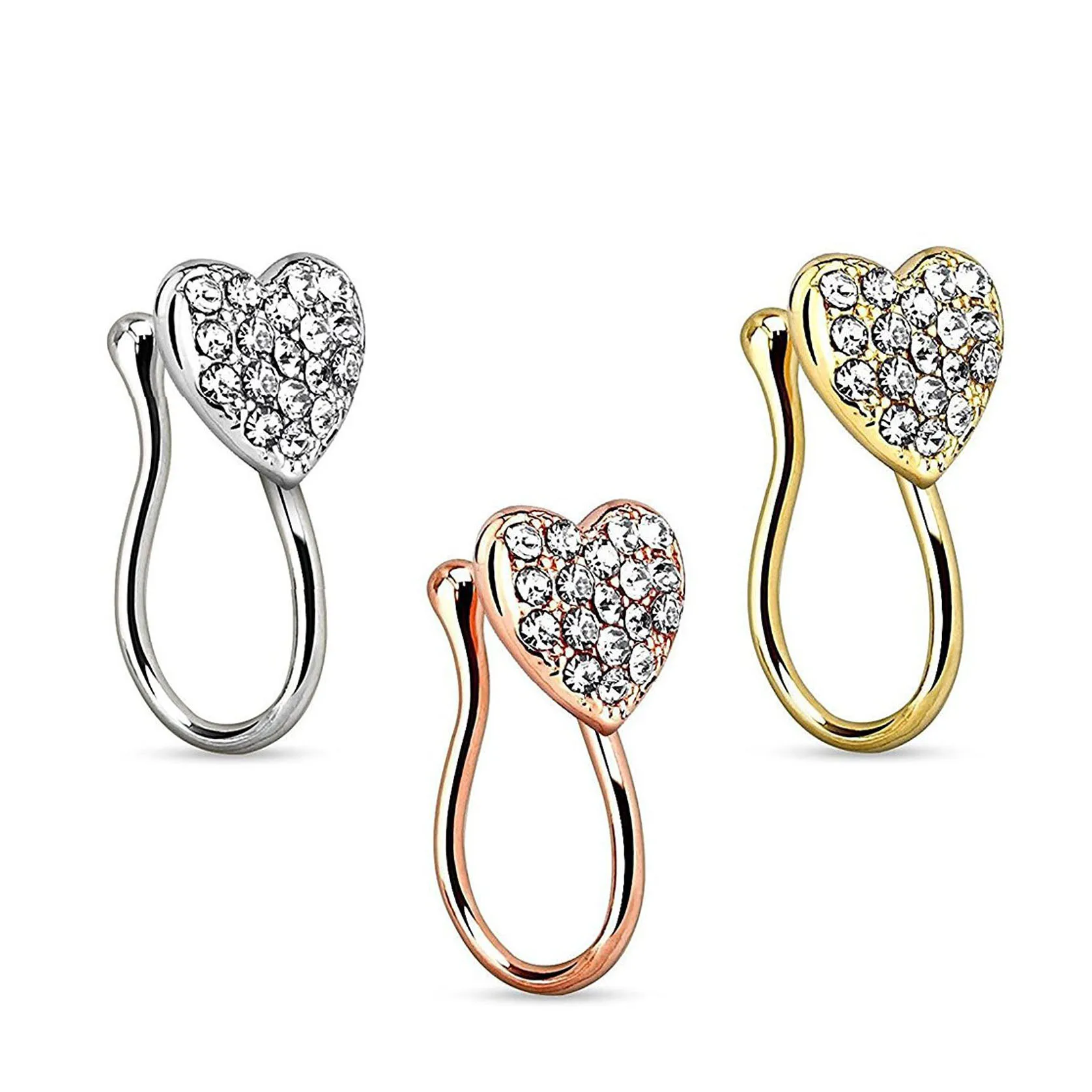 SIEYEAY Diamond Jewelry Face Cuff False Stainless steel Nose Ring piercing jewelry nose jewelry, Picture
SIEYEAY Diamond Jewelry Face Cuff False Stainless steel Nose Ring piercing jewelry nose jewelry, Picture