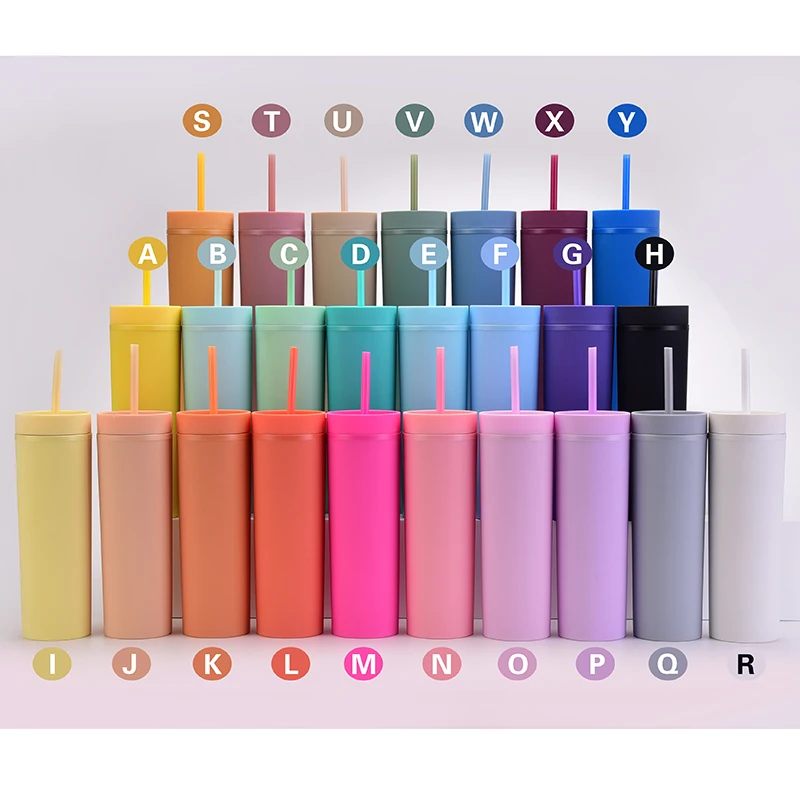 16oz pastel candy color Rubber Painting Sublimation double wall acrylic Tumblers With Lid and Straw Skinny Plastic Tumbler
16oz pastel candy color Rubber Painting Sublimation double wall acrylic Tumblers With Lid and Straw Skinny Plastic Tumbler