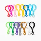 plastic colorful bulb shaped buckle Snap hook Lobster Clasp Keyring Coloured Plastic Lobster Clasp Claw Hook