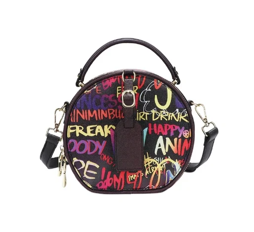 new women's luxury handbags colorful graffiti round drum fashion cross chain designer handbag
new women's luxury handbags colorful graffiti round drum fashion cross chain designer handbag