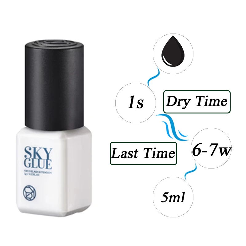 Hot Sale Korea best quality private label 1s dry fast Sky S+ adhesive Eyelashes Extension Glue
Hot Sale Korea best quality private label 1s dry fast Sky S+ adhesive Eyelashes Extension Glue