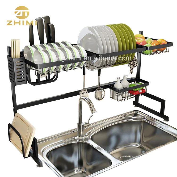 2 Tier Stainless Steel Over the Sink Dish Drainer Display Rack Shelf Kitchen Storage Organizer
2 Tier Stainless Steel Over the Sink Dish Drainer Display Rack Shelf Kitchen Storage Organizer