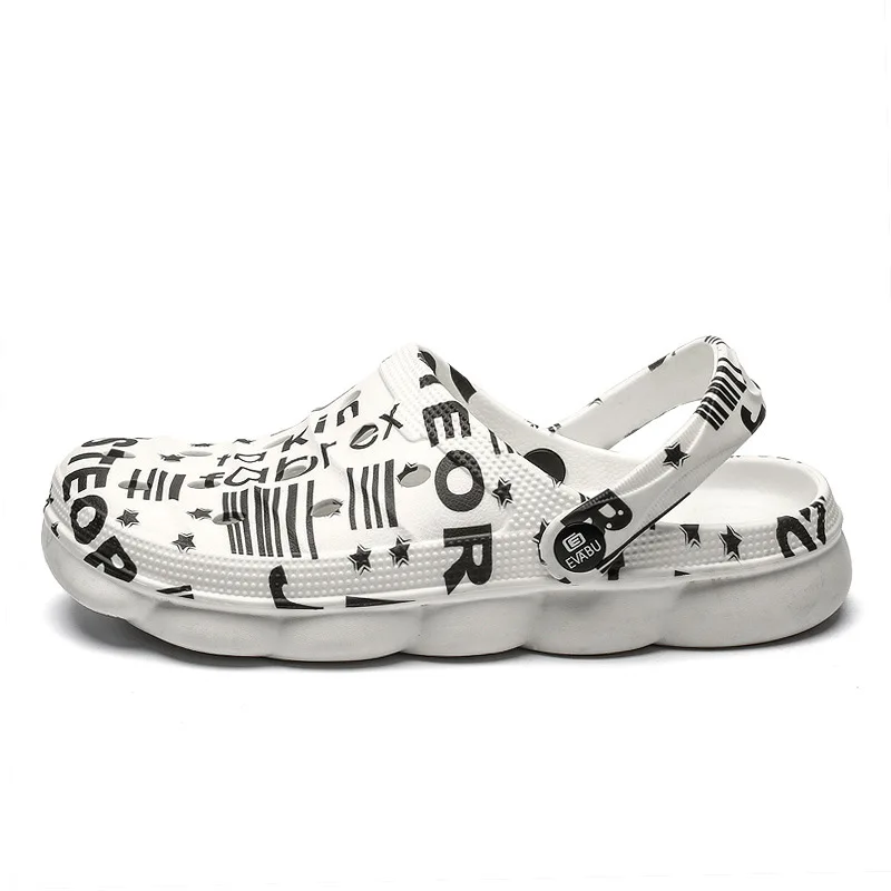 Factory Sale Couple Hole Shoes Breathable Soft Bottom Hollow English Camouflage Sandals Casual Fashion Outdoor Beach Sandals
Factory Sale Couple Hole Shoes Breathable Soft Bottom Hollow English Camouflage Sandals Casual Fashion Outdoor Beach Sandals