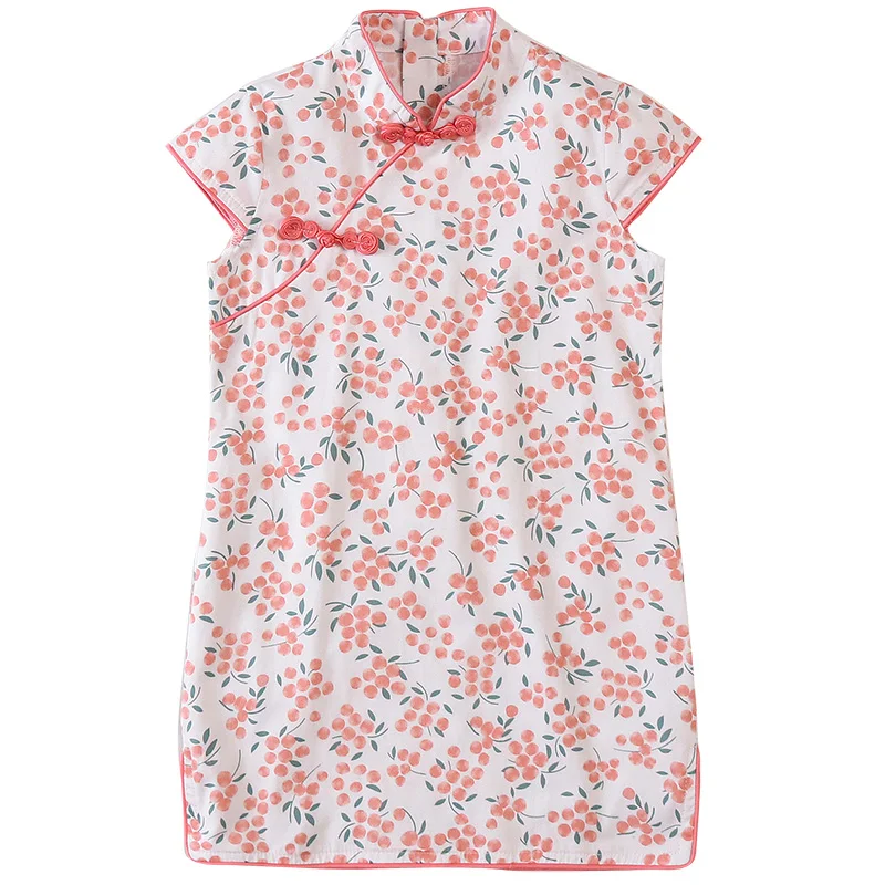 new summer girl parent-child cheongsam flower princess skirt Chinese style children's dress
new summer girl parent-child cheongsam flower princess skirt Chinese style children's dress