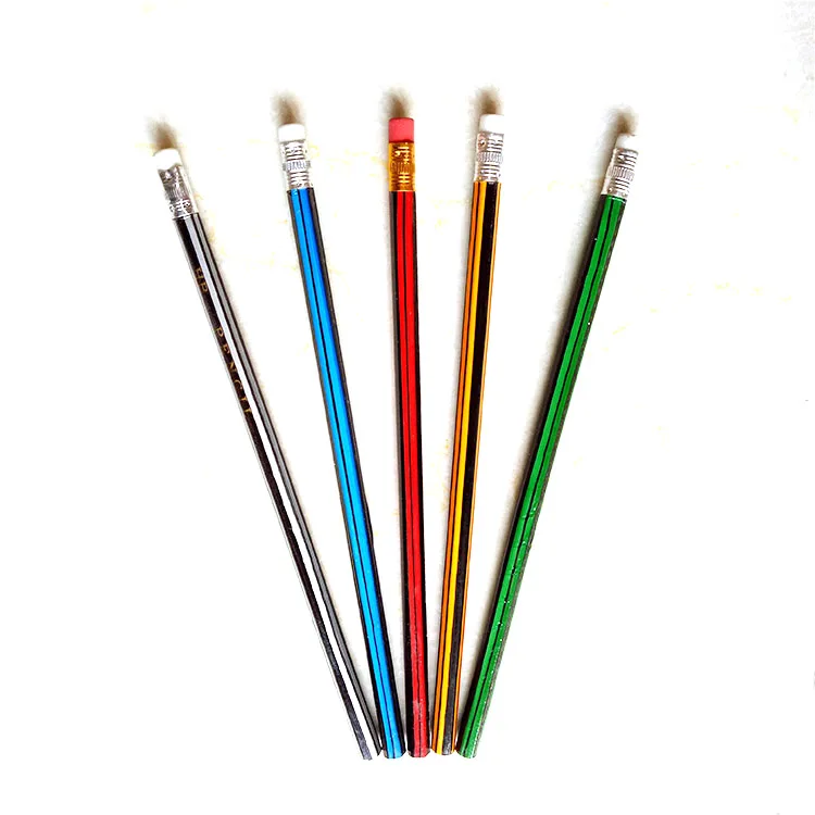 Customized logo 7 inches poplar Wood Hexagonal yellow red and black HB pencil with eraser for office and school
Customized logo 7 inches poplar Wood Hexagonal yellow red and black HB pencil with eraser for office and school