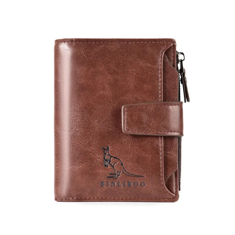 Wallets for Men RFID Blocking Men's Leather Wallet Male Purses With Zip Coin Pocket Card Holder Wallet
Wallets for Men RFID Blocking Men's Leather Wallet Male Purses With Zip Coin Pocket Card Holder Wallet